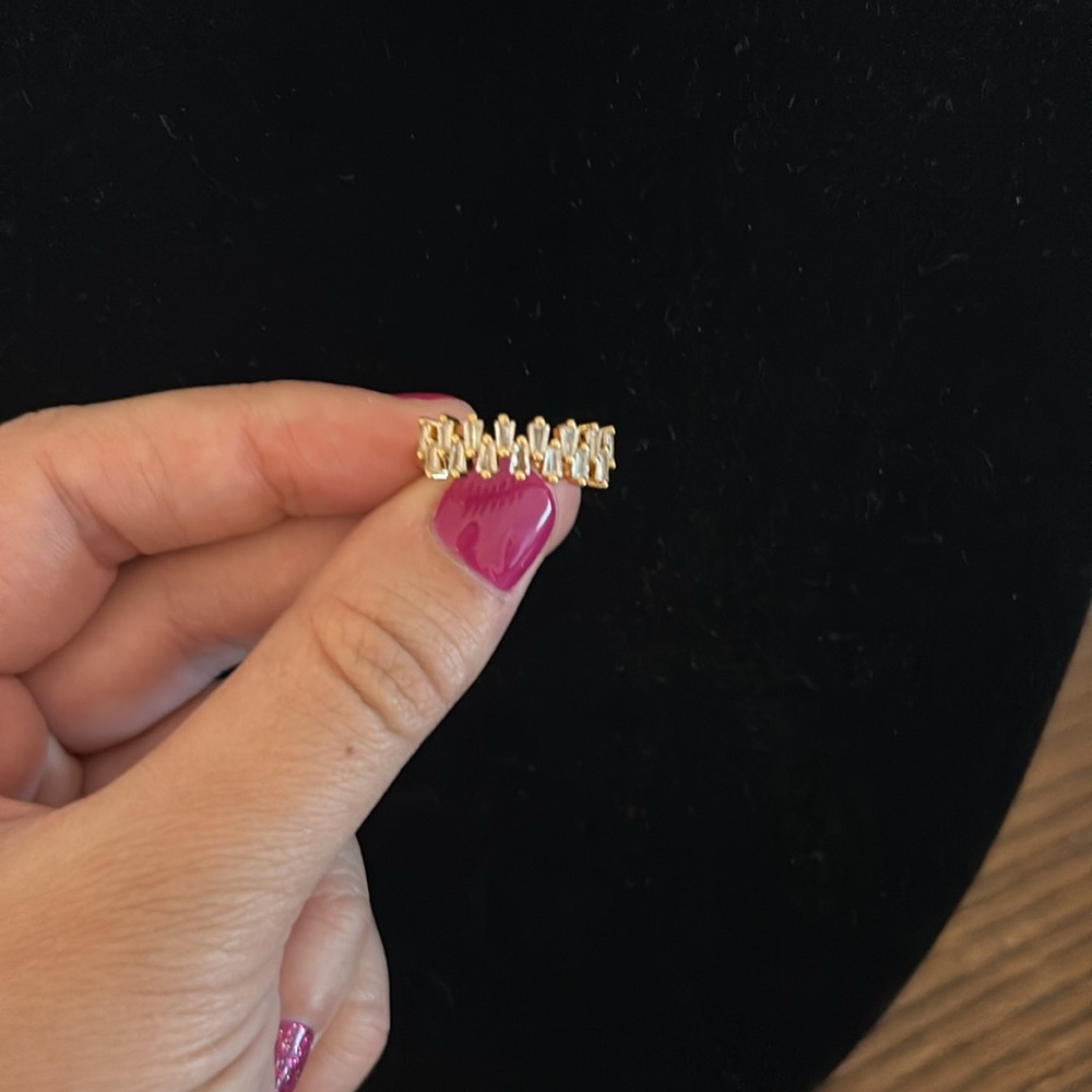 NWOT Rose Gold Ring with Cubic Zirconia